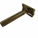 Christopher Bradley Brass (Closed Comb D) Safety Razor with 3" Handle - by Karve (Pre-Owned) Safety Razor Murphy & McNeil Pre-Owned Shaving 