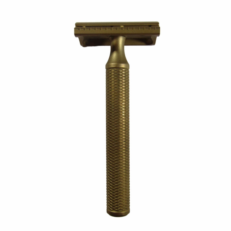 Christopher Bradley Brass (Closed Comb C) Safety Razor with 3.5" Handle - by Karve (Pre-Owned) Safety Razor Murphy & McNeil Pre-Owned Shaving 