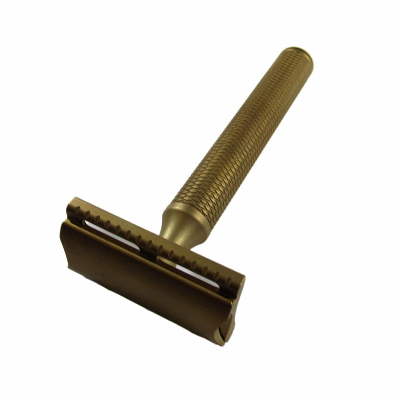 Christopher Bradley Brass (Closed Comb C) Safety Razor with 3.5" Handle - by Karve (Pre-Owned) Safety Razor Murphy & McNeil Pre-Owned Shaving 