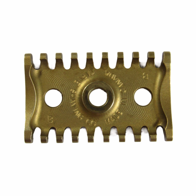 Christopher Bradley Open Comb Razor Base Plate (Brass - see options) - by Karve (Pre-Owned) Safety Razor Murphy & McNeil Pre-Owned Shaving B (gap = 0.73mm) 