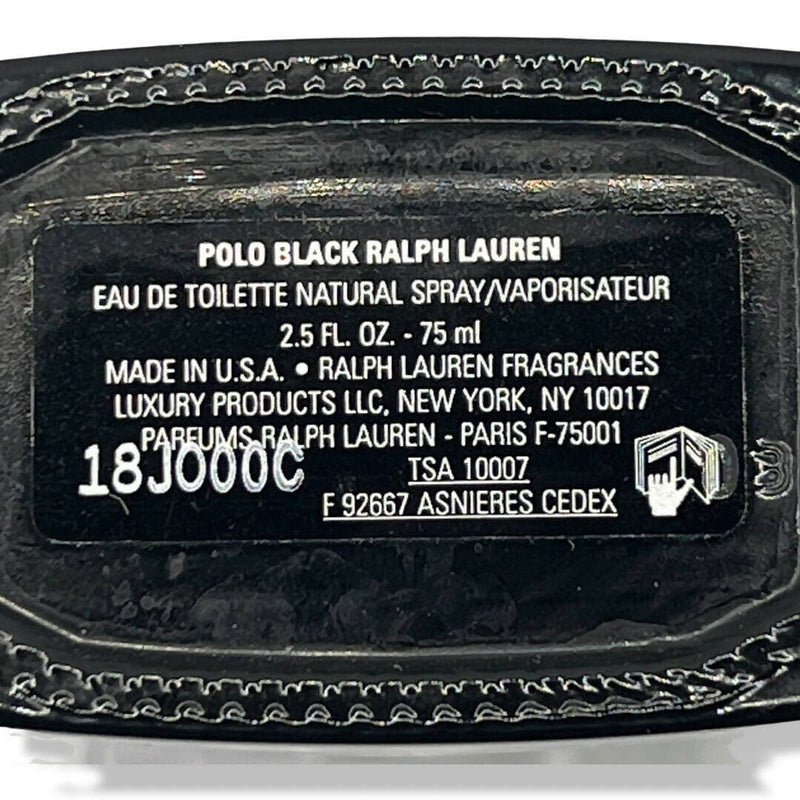 Polo Black Eau de Toilette (2.5oz) - by Ralph Lauren (Pre-Owned) Colognes and Perfume Remembering Matt (120inna55) 