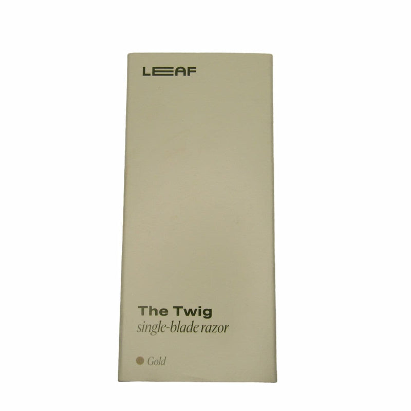 The Twig Single Edge Safety Razor (Gold) - by LEAF (Pre-Owned) Safety Razor Murphy & McNeil Pre-Owned Shaving 