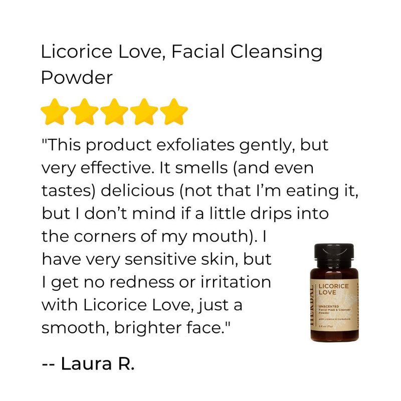 Licorice Love, Skin Soothing Facial Cleansing Powder Face Care Ora's Amazing Herbal 