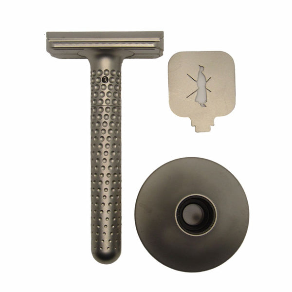 Muramasa Adjustable Razor with Stand - by Tatara Razors (Pre-Owned) Safety Razor Murphy & McNeil Pre-Owned Shaving 