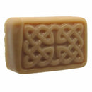 Murphy and McNeil Garda Siochana Bar Soap, unwrapped bar with Celtic knot design