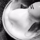 Murphy and McNeil Garda Siochana Shaving Soap, shaving lather in a bowl