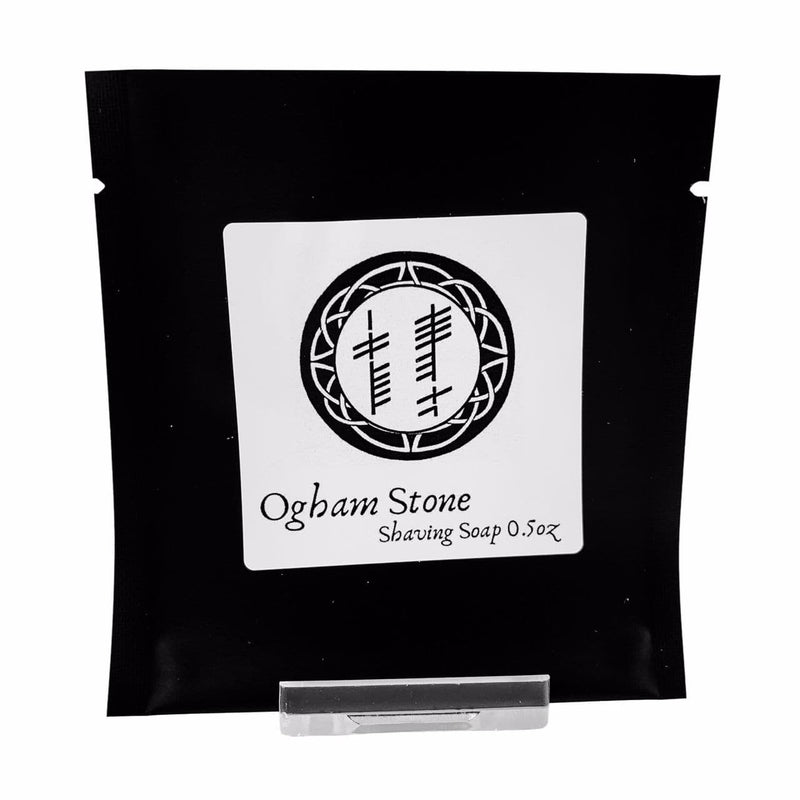 Ogham Stone Shaving Soap Shaving Soap Murphy and McNeil Store 0.5oz Sample Pouch 