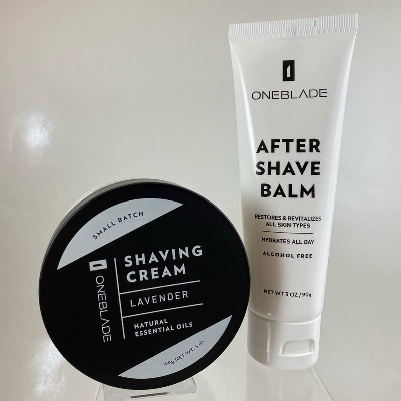 Lavendar Black Tie Shaving Cream and Aftershave Balm - by OneBlade (Pre-owned) Shaving Cream Murphy & McNeil Pre-Owned Shaving 
