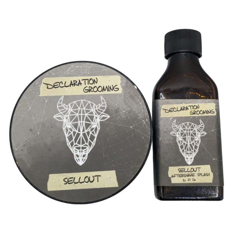 Sellout Shaving Soap (Milksteak) and Splash - by Declaration Grooming (Pre-Owned) Soap and Aftershave Bundle Murphy & McNeil Pre-Owned Shaving 