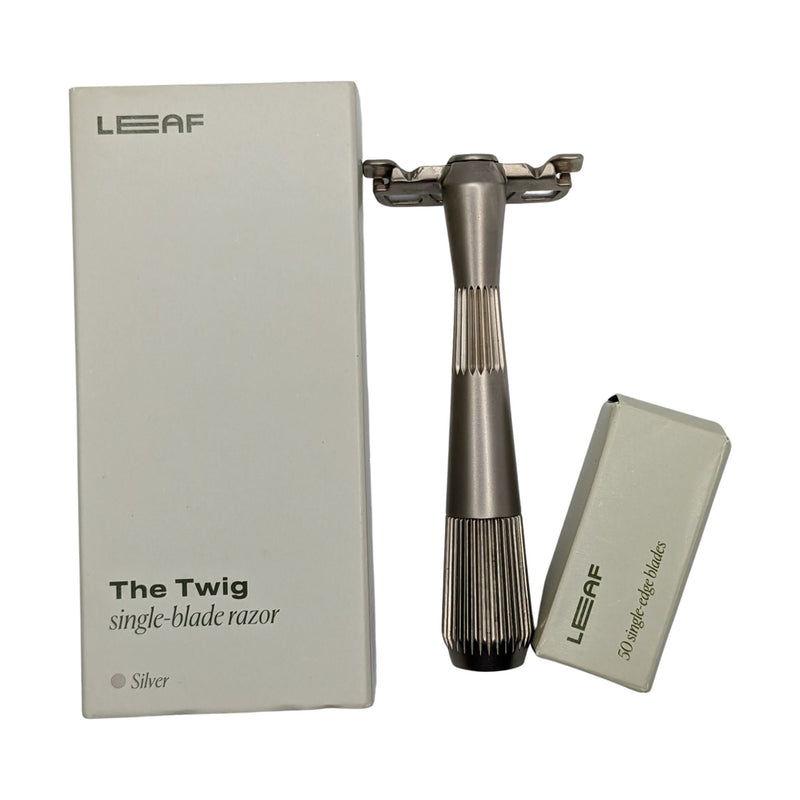 The Twig Single-Edge Razor (Silver) - by LEAF (Pre-Owned) Safety Razor Murphy & McNeil Pre-Owned Shaving 