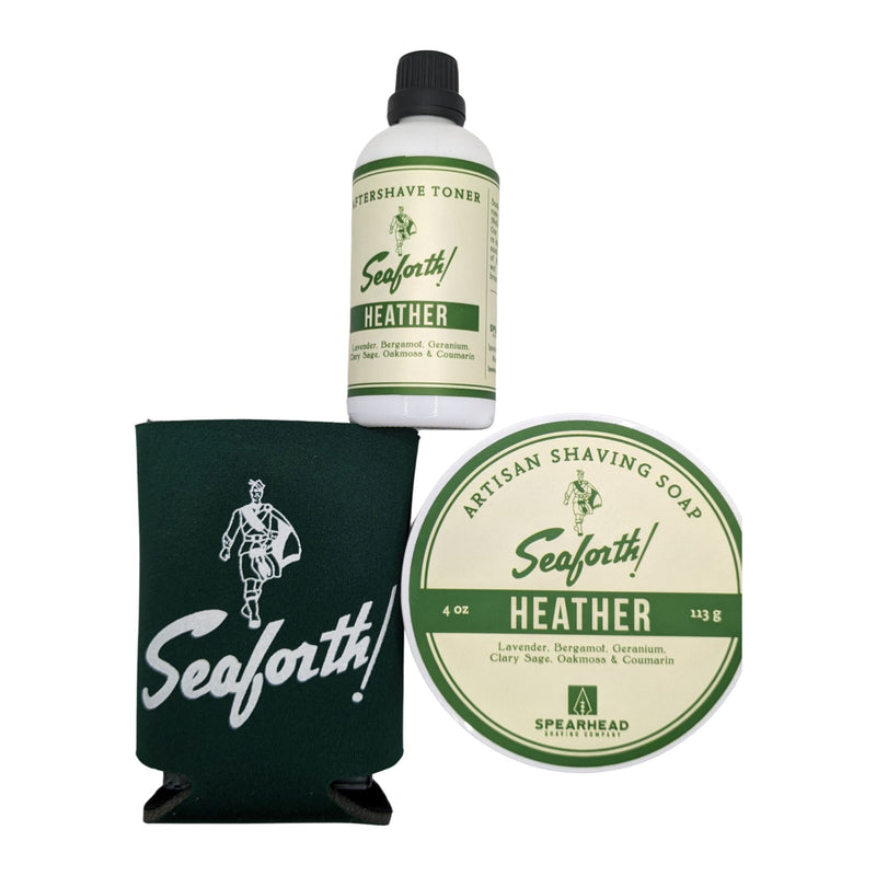 Seaforth! Heather Shaving Soap, Splash, and EDT - by Spearhead Shaving (Pre-Owned) Shaving Soap Murphy & McNeil Pre-Owned Shaving 