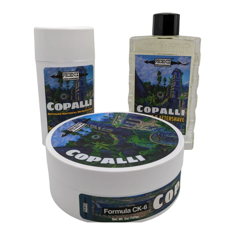 Copalli Shaving Soap (CK-6), Aftershave and Deodorant - by Phoenix Artisan Accoutrements (Pre-Owned) shaving soap Murphy & McNeil Pre-Owned Shaving 