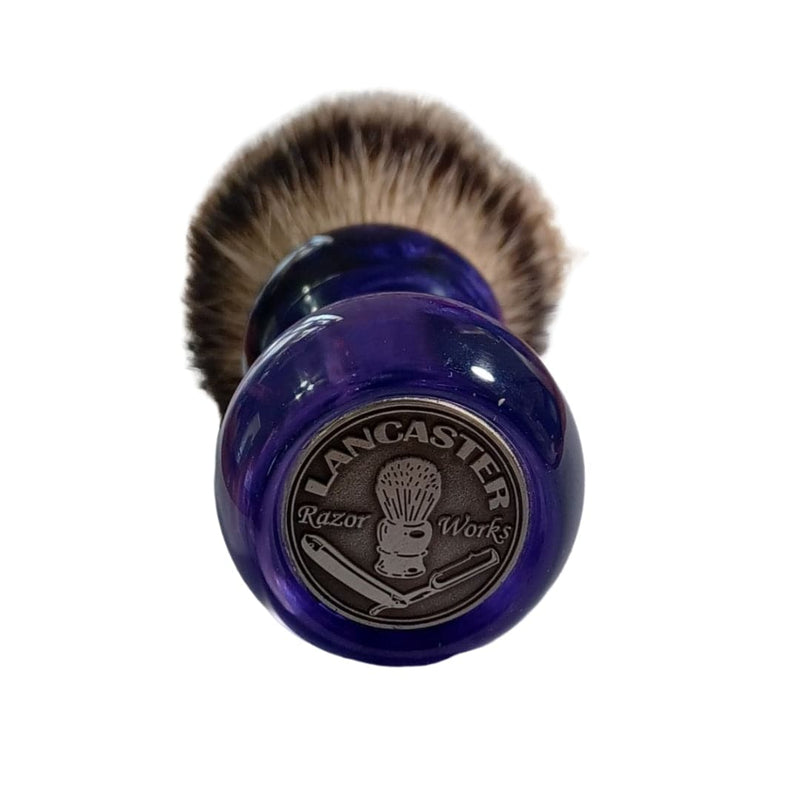 Purple Marble 26mm 3-Band Badger Shaving Brush - by Lancaster Razor Works (Pre-Owned) Shaving Brush Murphy & McNeil Pre-Owned Shaving 