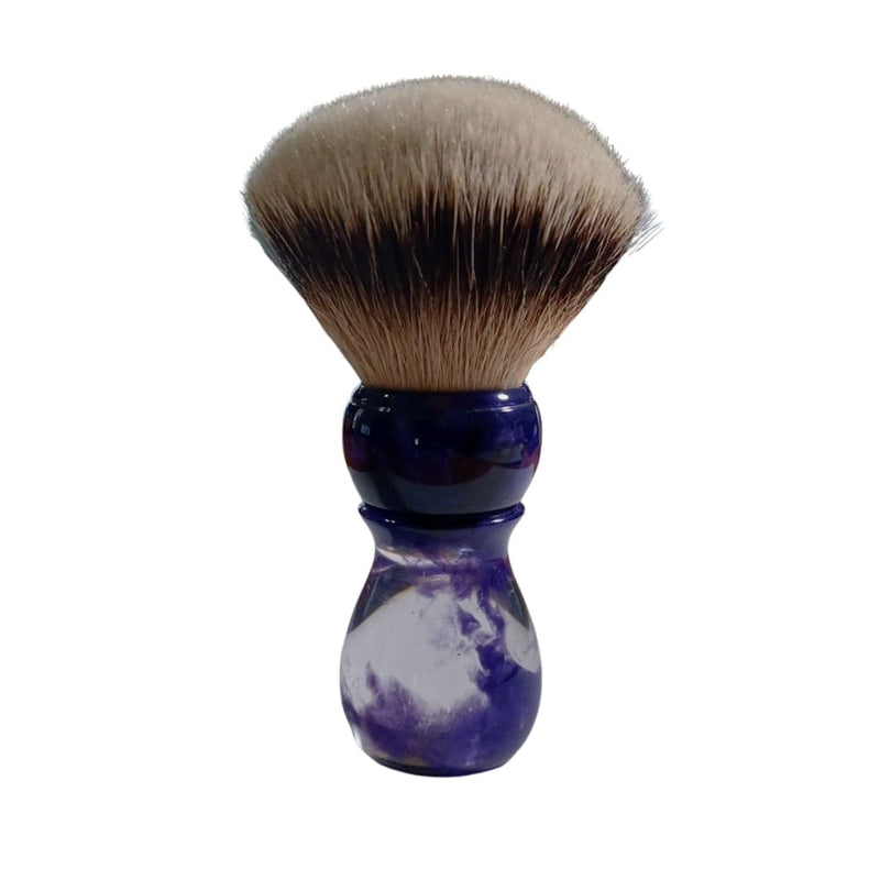Purple Marble 26mm 3-Band Badger Shaving Brush - by Lancaster Razor Works (Pre-Owned) Shaving Brush Murphy & McNeil Pre-Owned Shaving 