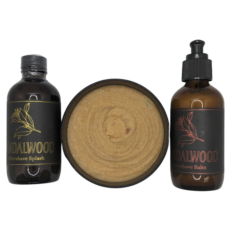 Sandalwood Shaving Soap (Omnibus), Splash and Balm - by Barrister and Mann (Pre-Owned) Shaving Soap Murphy & McNeil Pre-Owned Shaving 