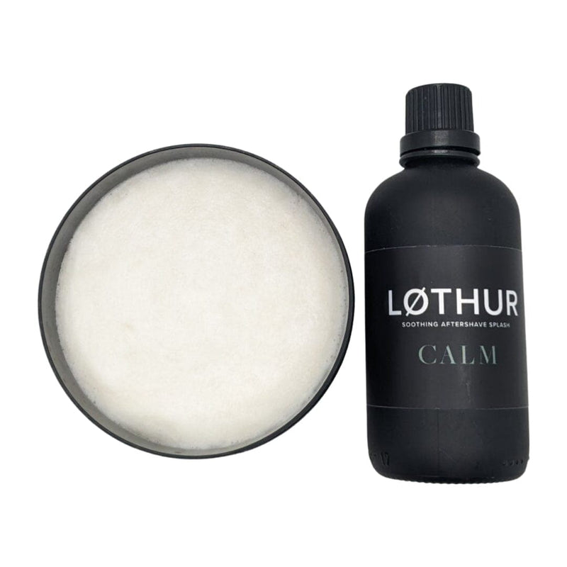Calm Shaving Soap (V2) and Splash - by Løthur Grooming (Pre-Owned) Shaving Soap Murphy & McNeil Pre-Owned Shaving 