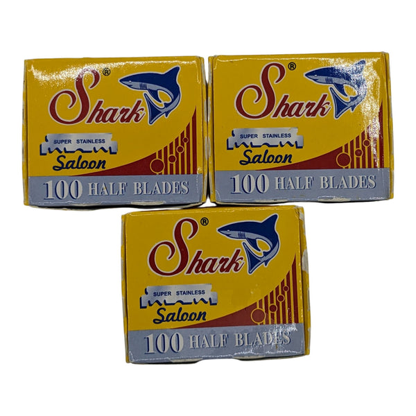 Super Stainless Half Blades for Barber Razors 3 Boxes, Approx 250 blades - by Shark (Pre-Owned) Razor Blades Murphy & McNeil Pre-Owned Shaving 
