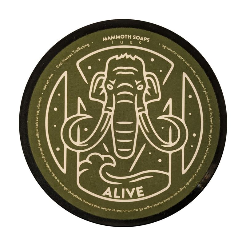 Alive Shaving Soap - by House of Mammoth (Pre-Owned) Shaving Soap Murphy & McNeil Pre-Owned Shaving 