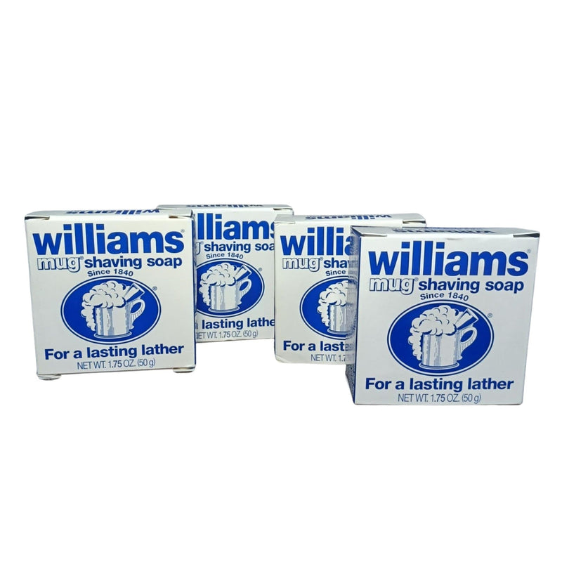 Lot of 4 Shaving Soaps - by Williams Mug Soap (Pre- Owned) Murphy and McNeil 