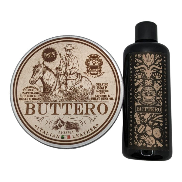Buttero Shaving Soap and Aftershave Splash - by Abbate Y La Mantia (Pre-Owned) Shaving Soap Murphy & McNeil Pre-Owned Shaving 