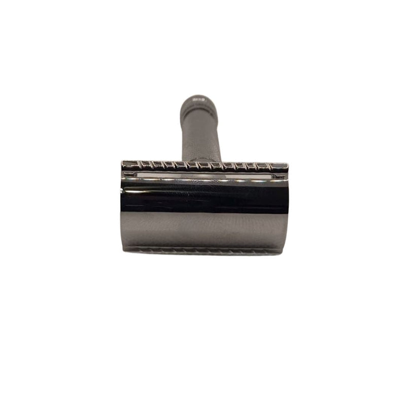 91R Heavyweight Textured Safety Razor (Chrome) - by Parker (Pre-Owned) Safety Razor Murphy & McNeil Pre-Owned Shaving 
