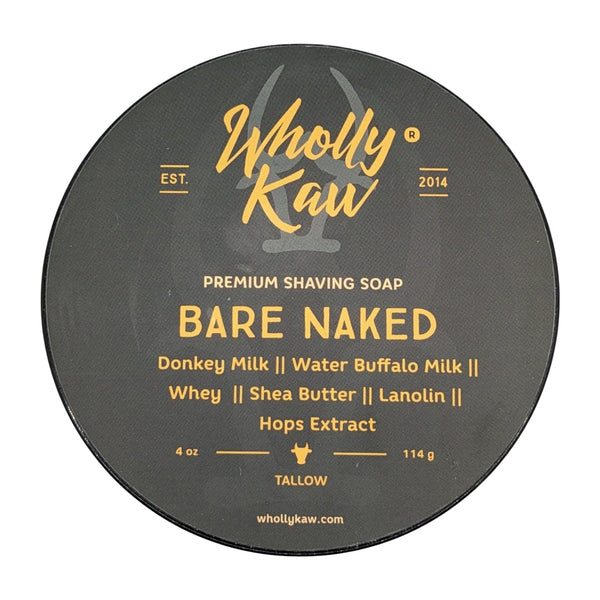 Bare Naked Shaving Soap (Tallow) - by Wholly Kaw (Pre-Owned) Shaving Soap Murphy & McNeil Pre-Owned Shaving 