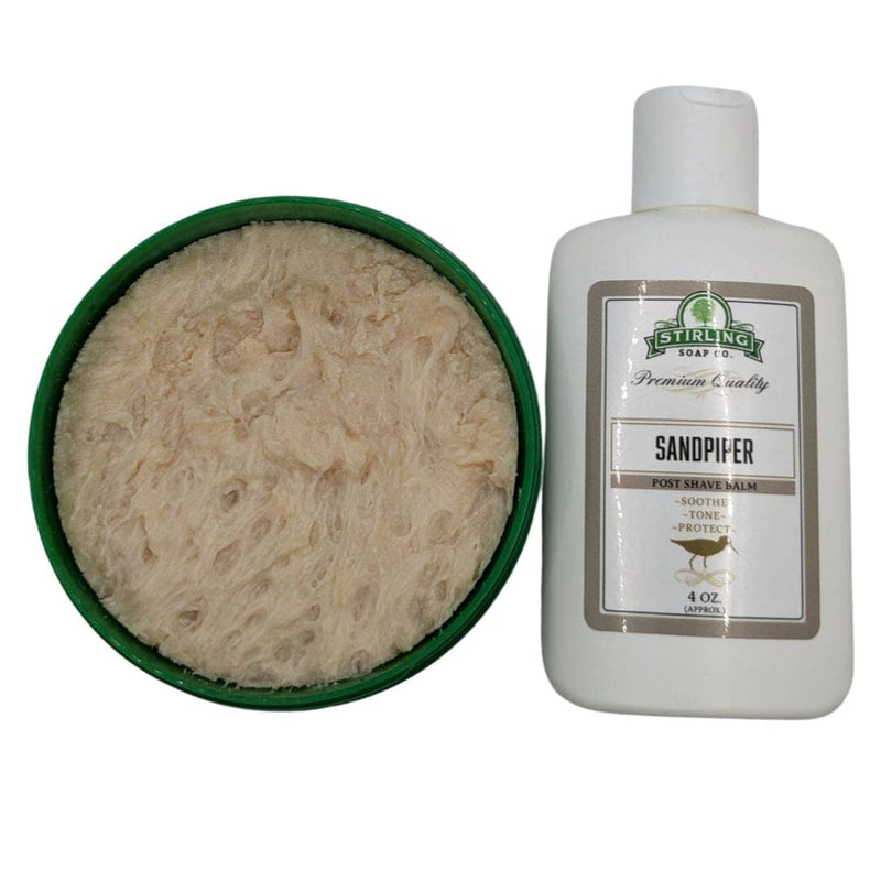 Sandpiper Shaving Soap and Aftershave Balm - by Stirling Soap Company (Pre-Owned) Shaving Soap Murphy & McNeil Pre-Owned Shaving 