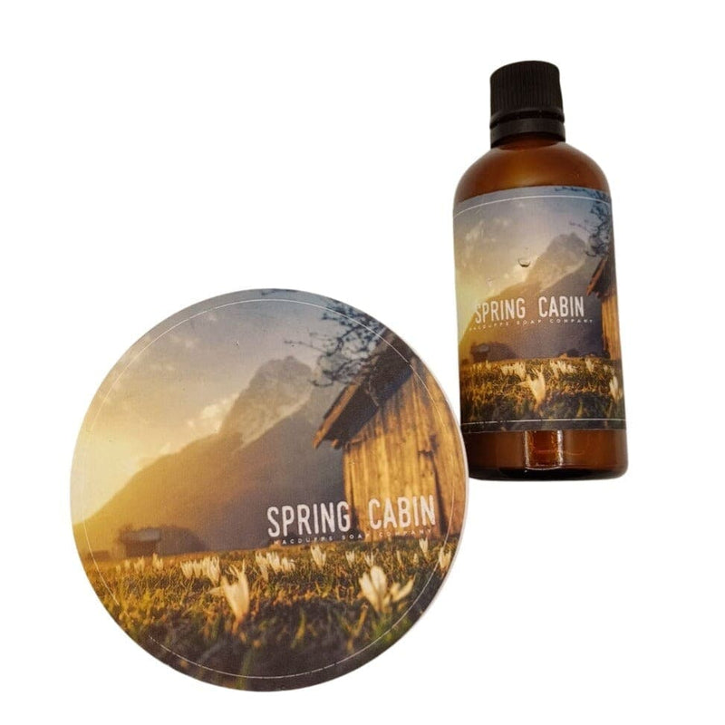 Spring Cabin Shaving Soap and Aftershave Splash - by Macduffs Soap Co (Pre-Owned) Shaving Soap Murphy & McNeil Pre-Owned Shaving 
