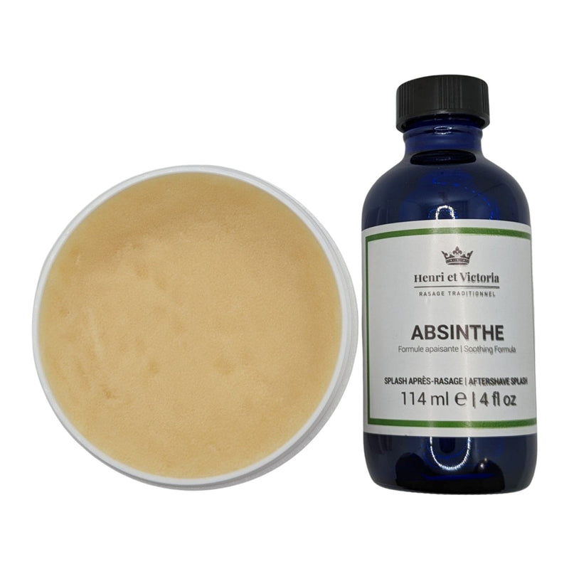 Absinthe Shaving Soap and Splash - by Henri et Victoria (Pre-Owned) shaving soap Murphy & McNeil Pre-Owned Shaving 