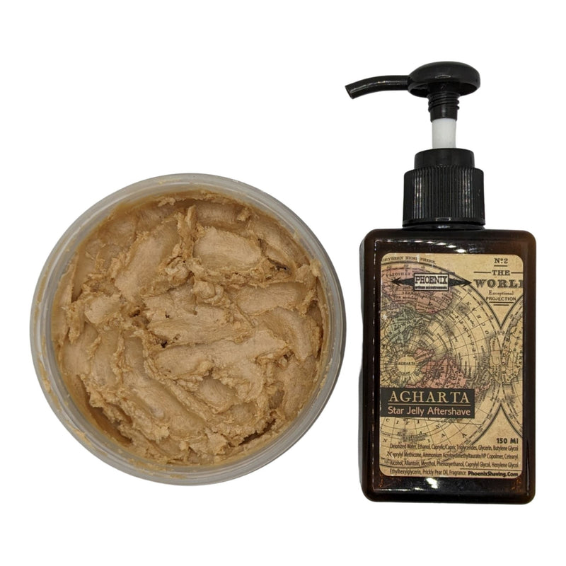 Agharta Shaving Soap (Kokum) and Star Jelly Aftershave - by Phoenix Artisan Accoutrements (Pre-Owned) Aftershave Murphy & McNeil Pre-Owned Shaving 