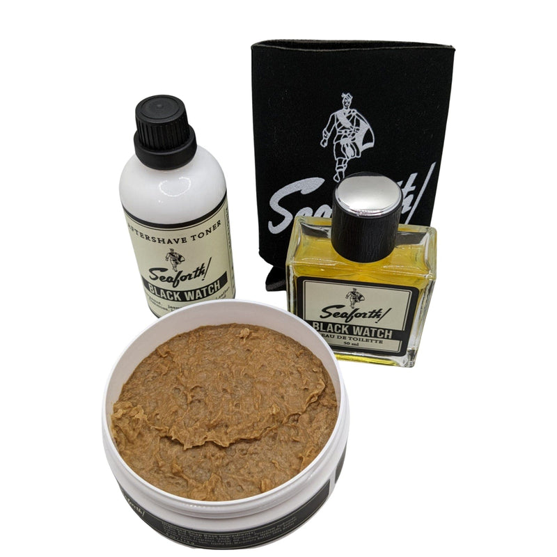 Seaforth! Black Watch Shaving Soap, Aftershave Toner, and EDT- by Spearhead Shaving (Pre-Owned) Shaving Soap Murphy & McNeil Pre-Owned Shaving 
