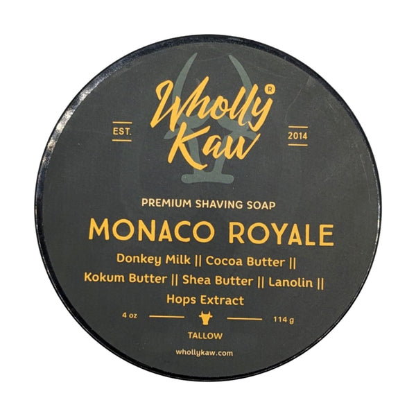 Monaco Royale Shaving Soap (Tallow) - by Wholly Kaw (Pre-Owned) Shaving Soap Murphy & McNeil Pre-Owned Shaving 