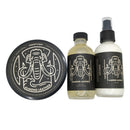 Almond Leather Shaving Soap, Splash, and Balm - by House of Mammoth (Pre-Owned) Shaving Soap Murphy & McNeil Pre-Owned Shaving 