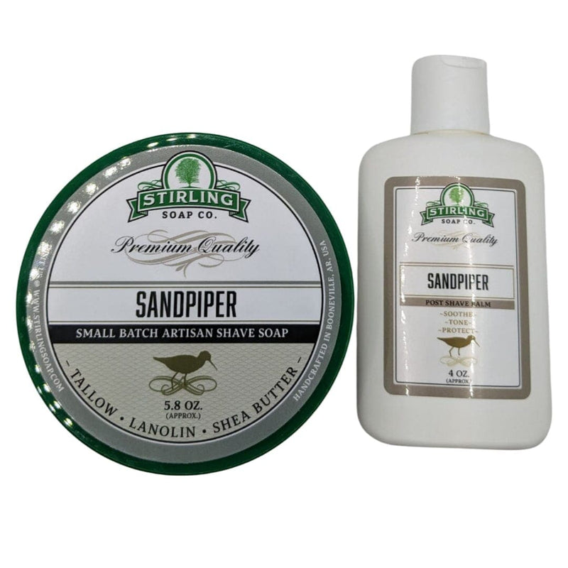 Sandpiper Shaving Soap and Aftershave Balm - by Stirling Soap Company (Pre-Owned) Shaving Soap Murphy & McNeil Pre-Owned Shaving 