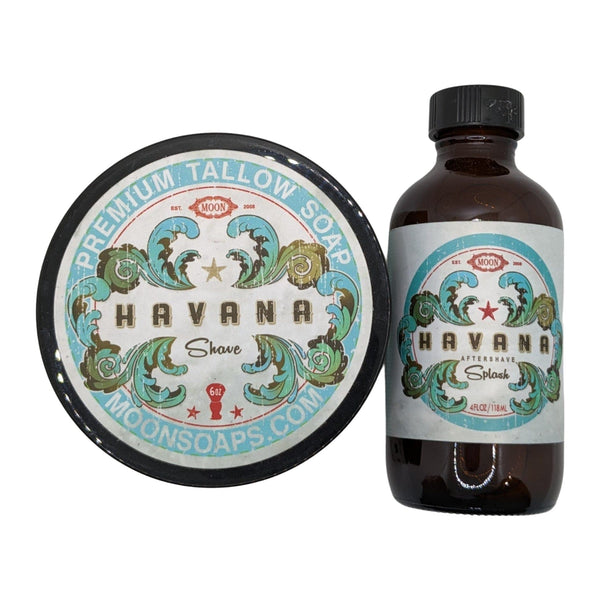 Havana Shaving Soap and Splash - by Moon Soaps (Pre-Owned) shaving soap Murphy & McNeil Pre-Owned Shaving 