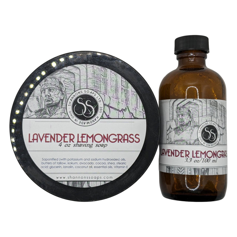 Lavender Lemongrass Shaving Soap and Splash - by Shannon's Soaps (Pre-Owned) Shaving Soap Murphy & McNeil Pre-Owned Shaving 
