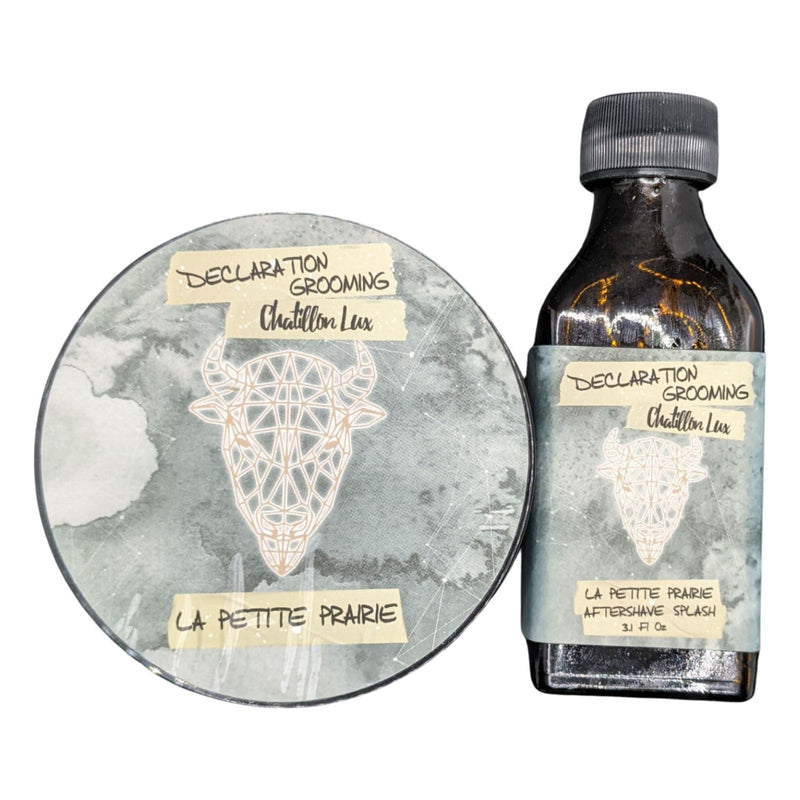 La Petite Prairie Shaving Soap (Milksteak) and Splash- by Declaration Grooming (Pre-Owned) Shaving Soap Murphy & McNeil Pre-Owned Shaving 