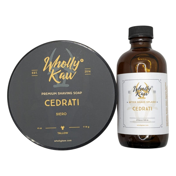 Cedrati Shaving Soap (Siero) and Splash - by Wholly Kaw (Pre-Owned) Shaving Soap Murphy & McNeil Pre-Owned Shaving 