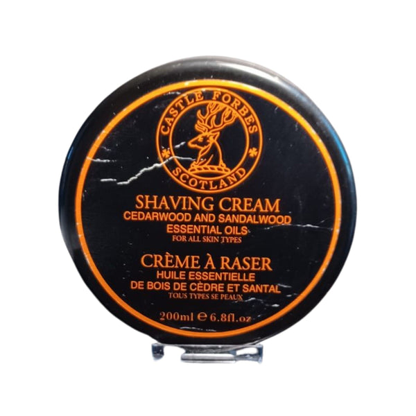 Cedarwood and Sandalwood Essential Oils Shaving Cream - by Castle Forbes (Pre-Owned) Shaving Cream Murphy & McNeil Pre-Owned Shaving 
