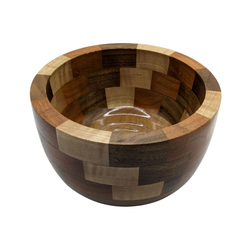 Maple, Walnut, & Mahogany Lather Bowl - by Colorado Razor Design (Pre-Owned) Shaving Bowls and Mugs Murphy & McNeil Pre-Owned Shaving 