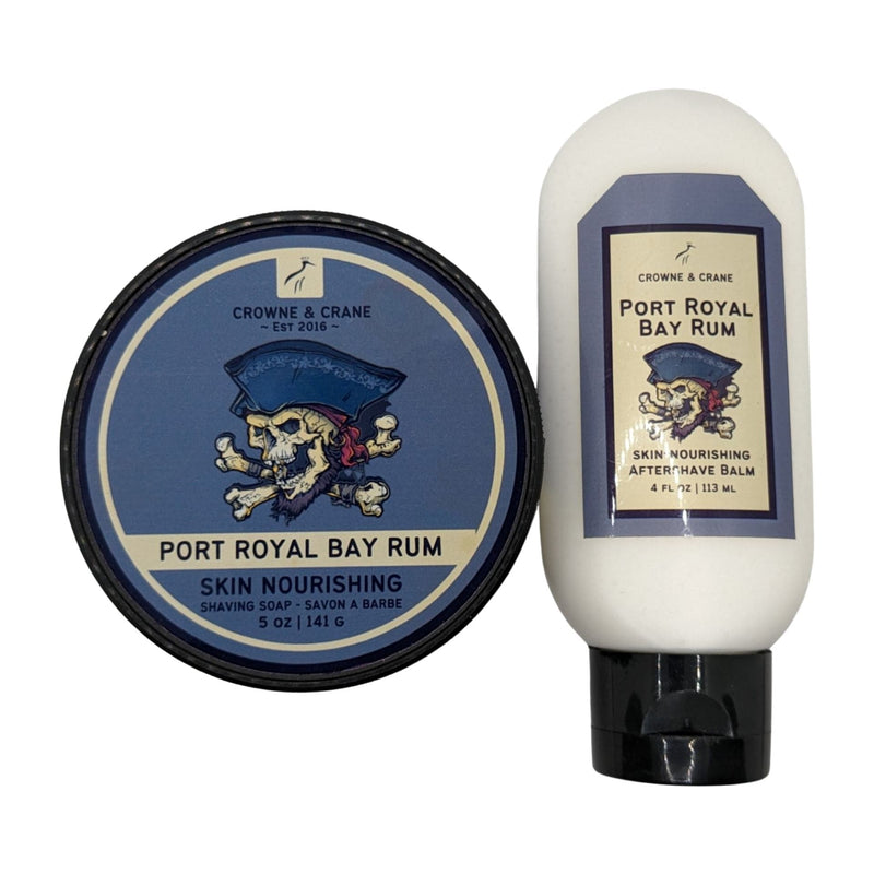 Port Royal Bay Rum Shaving Soap and Balm - by Crowne & Crane (Pre-Owned) Shaving Soap Murphy & McNeil Pre-Owned Shaving 
