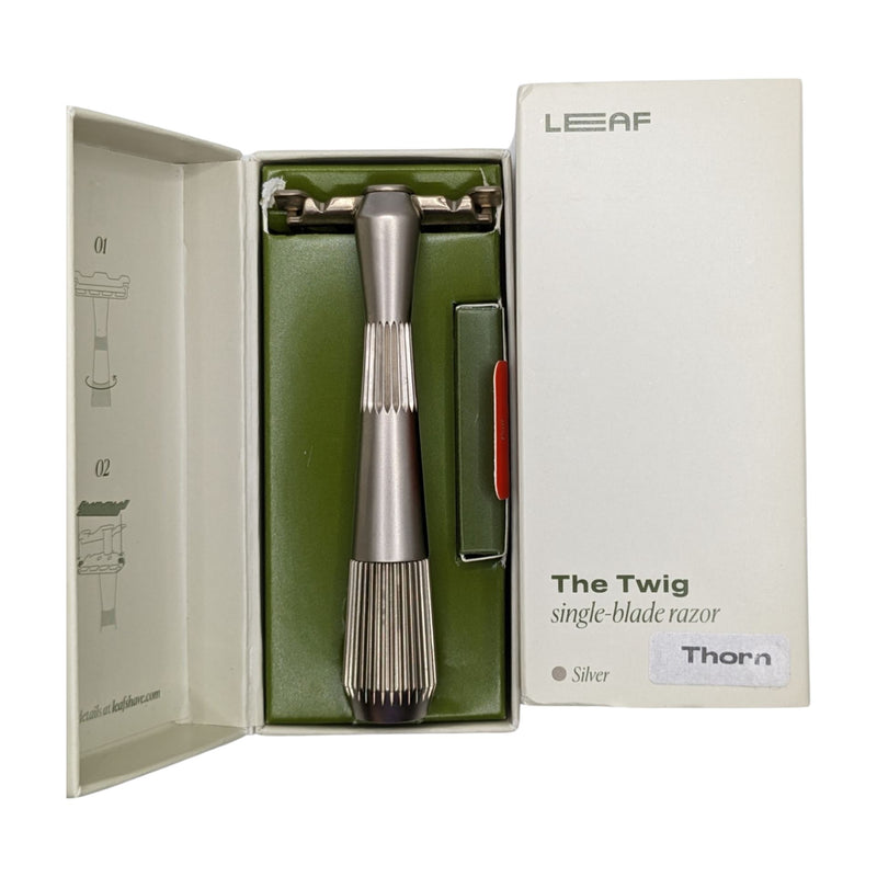 The Thorn Single-Edge Razor (Silver) - by LEAF (Pre-Owned) Safety Razor Murphy & McNeil Pre-Owned Shaving 