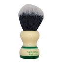 Green Striped Synthetic Shaving Brush (24mm) - by Stirling Soap Co (Pre-Owned) Shaving Brush Murphy & McNeil Pre-Owned Shaving 