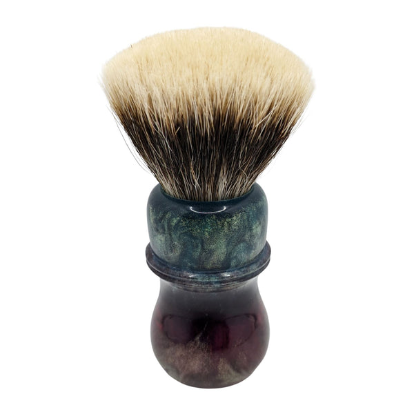 Swirl Handle Fanchurian Shaving Brush (26mm) - by That Darn Rob (Pre-Owned) Shaving Brush Murphy & McNeil Pre-Owned Shaving 