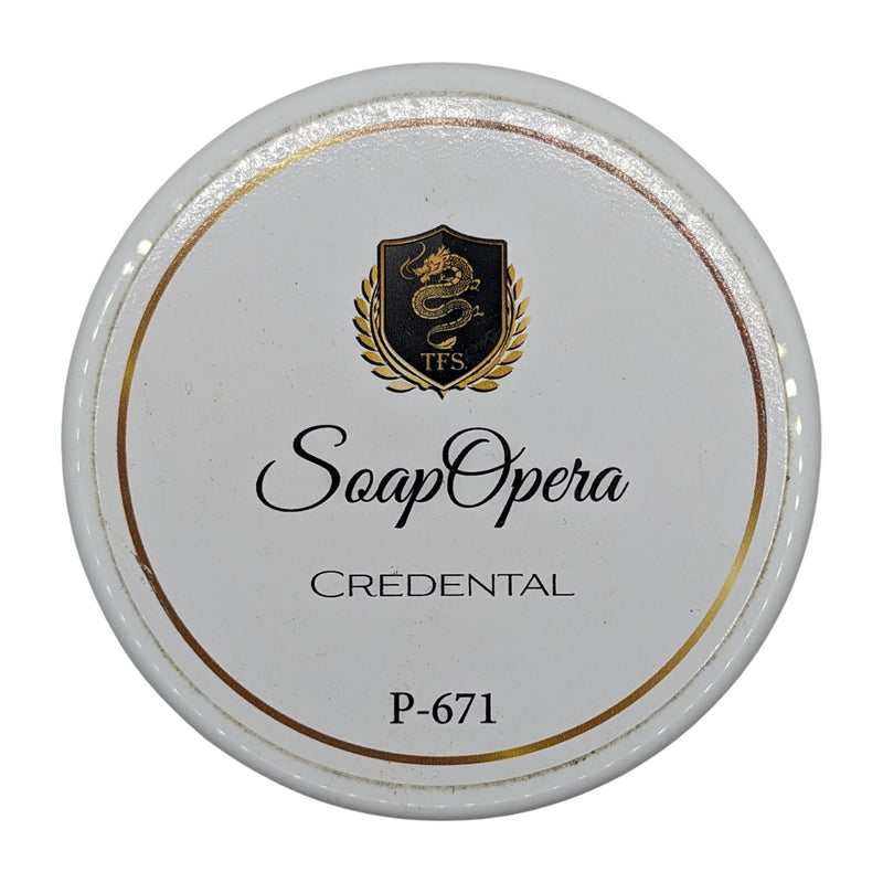 Soap Opera Credental Shaving Soap - by Tcheon Fung Sing (Used) Shaving Soap MM Consigns (RD) 