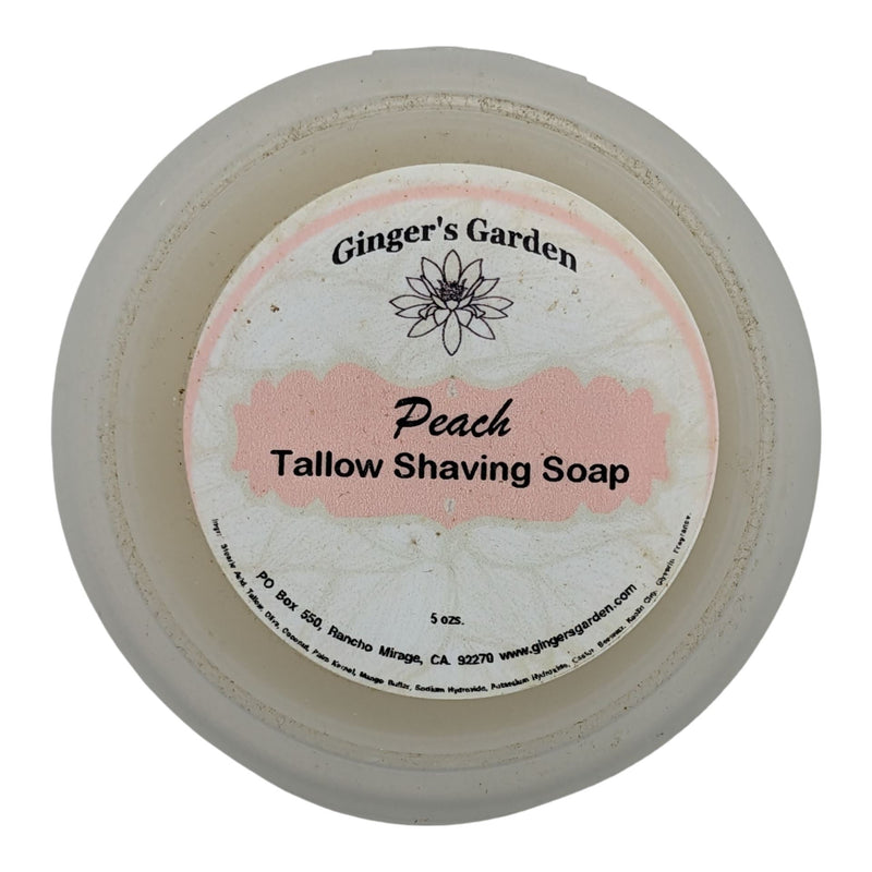 Peach Shaving Soap - by Ginger's Garden (Used) Shaving Soap MM Consigns (RD) 