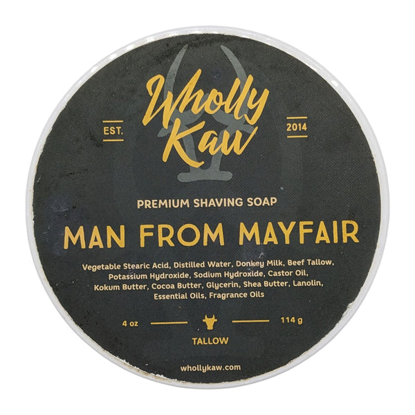 Man From Mayfair Shaving Soap - by Wholly Kaw (Used) Shaving Soap MM Consigns (RD) 