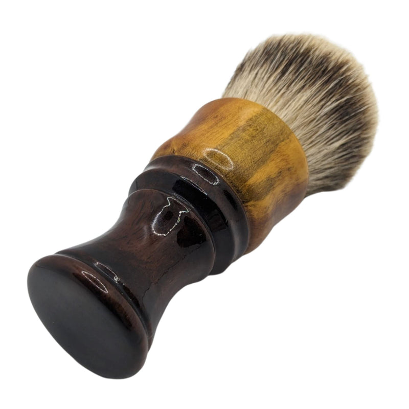 Woodgrain 26mm TGN Badger Knot Shaving Brush - by The Crazy Badger (Used) Shaving Brush MM Consigns (RD) 