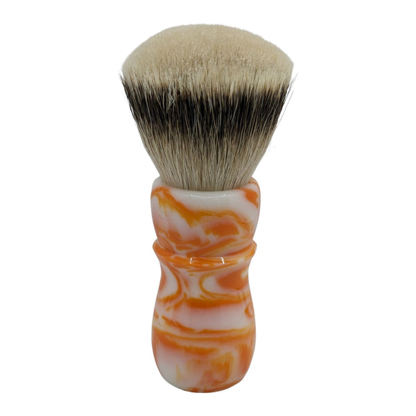 Orange Creamsicle High Mountain Shaving Brush (28mm) - by Tanz (Pre-Owned) Shaving Brush Murphy & McNeil Pre-Owned Shaving 