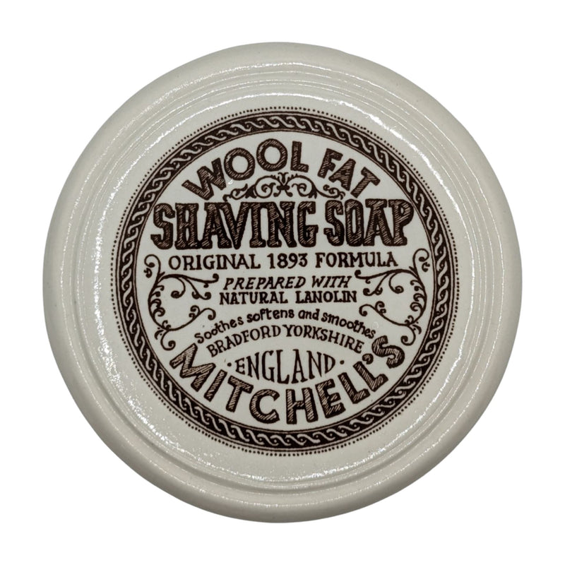 Mitchell's Wool Fat Shaving Soap with Ceramic Bowl (Pre-Owned) Shaving Soap Murphy & McNeil Pre-Owned Shaving 